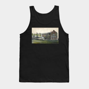 Clark University Vintage 1922 Postcard Reproduction - Worcester, Massachusetts Tank Top